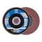 Pferd 5" x 7/8" A.H. POLIFAN Flap Disc - A SG STEELOX, Aluminum oxide, 80 Grit, Conical 62215 - alternate 1